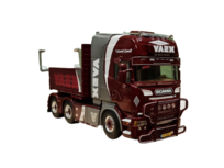 UITVERKOCHT! - WSI Scania Streamline Topline 6x2 Tag Axle Berger VAEX (Resin Body)