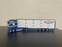 UITVERKOCHT! - Peeters de Bakker Scania R6 Topline 4x2 Livestock trailer / Iso term 3 axle