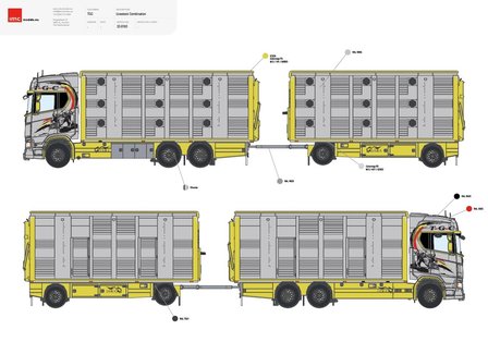 UITVERKOCHT! - IMC TGC Scania S Series Livestock Combination