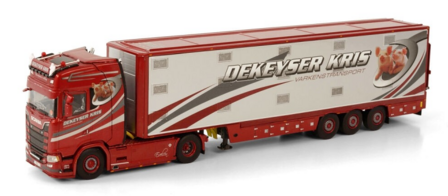 WSI Scania S Highline | CS20H 4x2 Livestock Trailer - 3 Axle Dekeyser Kris