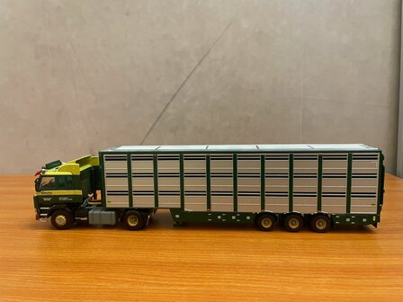 UITVERKOCHT! - VAEX Scania 2 4x2 Livestock trailer 3 Axle