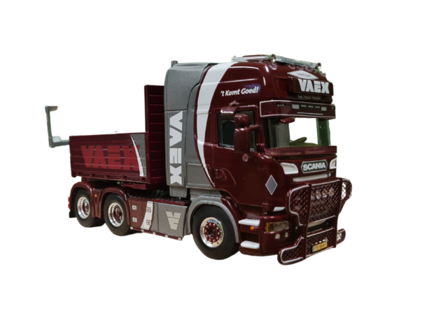 UITVERKOCHT! - WSI Scania Streamline Topline 6x2 Tag Axle Berger VAEX (Resin Body)