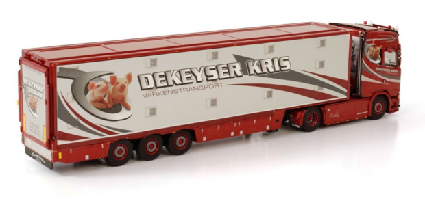 WSI Scania S Highline | CS20H 4x2 Livestock Trailer - 3 Axle Dekeyser Kris