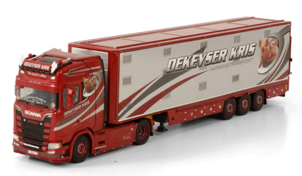 WSI Scania S Highline | CS20H 4x2 Livestock Trailer - 3 Axle Dekeyser Kris