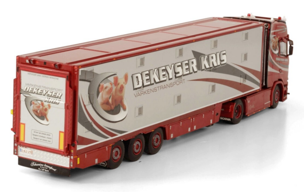 WSI Scania S Highline | CS20H 4x2 Livestock Trailer - 3 Axle Dekeyser Kris